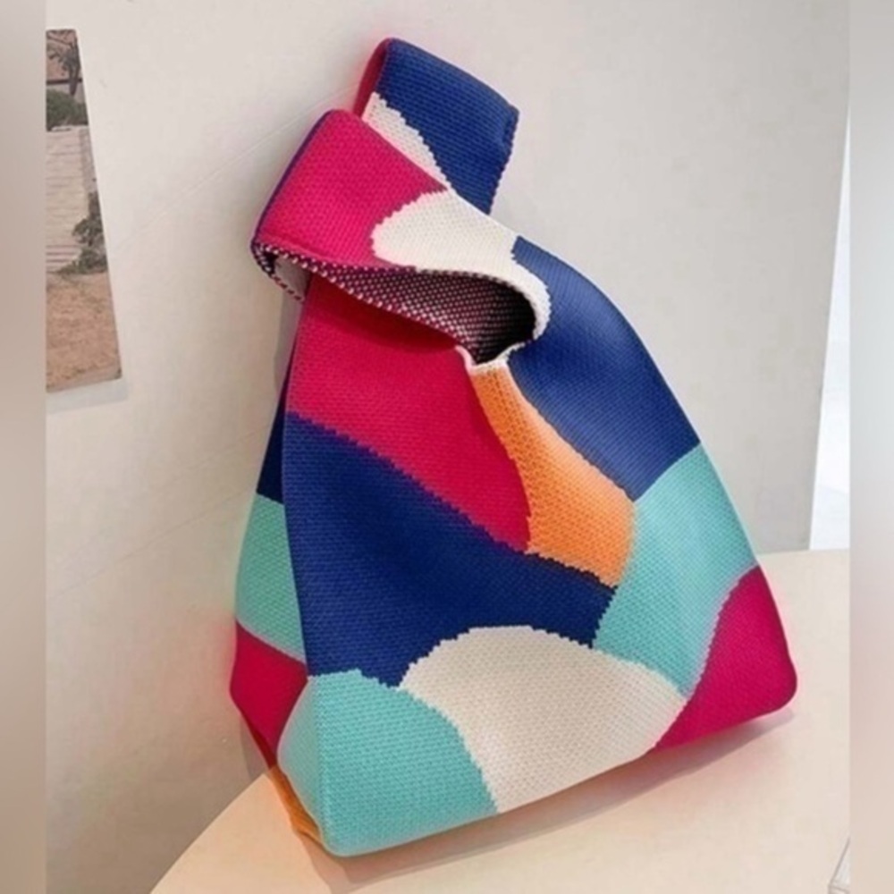✨NEW Knit Colorful Women's Tote Bag